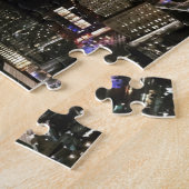 Puzzle New York City Night NYC Manhattan Skyline Photo (Côté)
