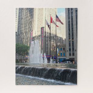 Puzzle New York City NYC Fontaine Sixième Avenue Photogra