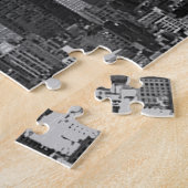 Puzzle New York City Panorama noir blanc (Côté)