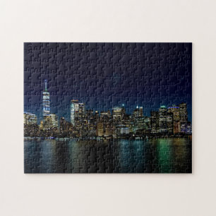 Puzzle New York City Skyline à NIght   Personnalisé