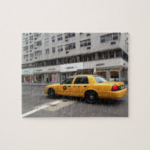 Puzzle New York City Upper East Side Taxi Jaune Cabine NY