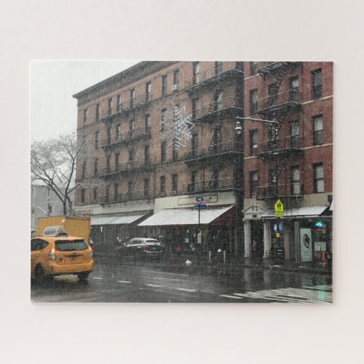 Puzzle New York City Upper West Side Snow Photographie (Horizontal)
