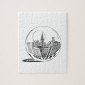 Puzzle New York dans une boule de verre (Vertical)
