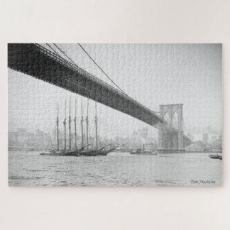 Puzzle New York de dessous le pont de Brooklyn