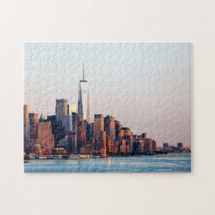 Puzzle New York Sunset Skyline Vue du World Trade Center