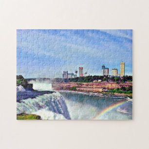Puzzle Niagara Falls NY - Sous l'arc-en-ciel