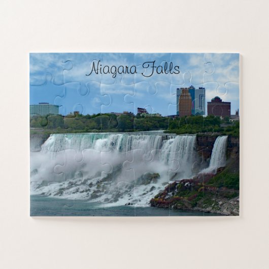 Puzzle Niagara Falls sur le côté canadien (Horizontal)