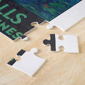 Puzzle Niagra tombe illustration d'affiche de Vintage (Côté)