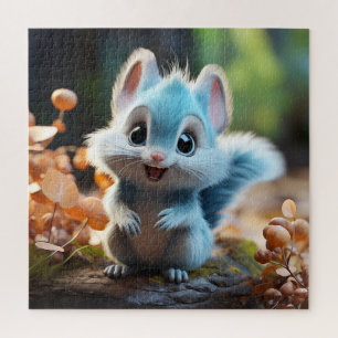 Puzzle Nibbly - l'écureuil bleu