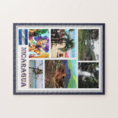 Puzzle Nicaragua - Mosaic - (Horizontal)