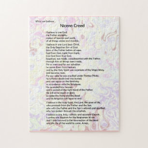 Puzzle-Nicene Creed ~ Dat is wat we geloven Legpuzzel