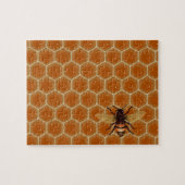 Puzzle Nid d'abeille et abeille (Horizontal)