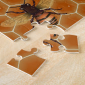 Puzzle Nid d'abeille et abeille (Côté)