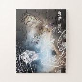 Puzzle Night Owl and Lady (Vertical)