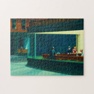 Puzzle Nighthawks, 1942 by Edward Hopper