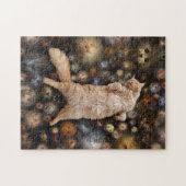 Puzzle Nighty Kitty Chat, (Horizontal)