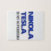 Puzzle Nikola Tesla est mon super-héros (Horizontal)