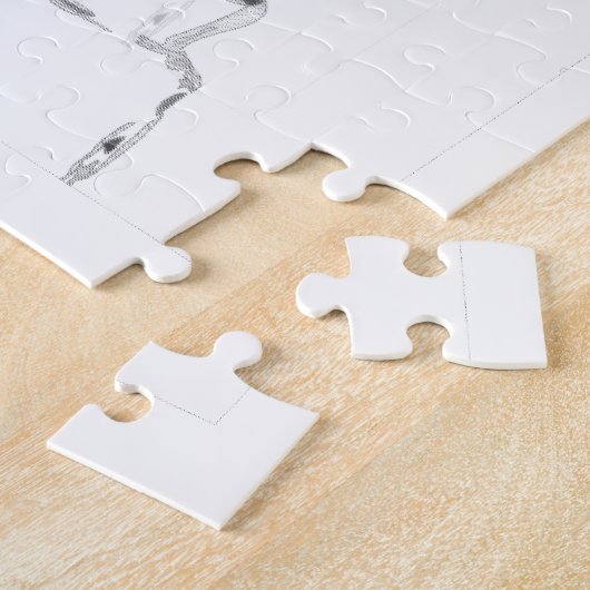 Puzzle Nikola Tesla Face (Côté)