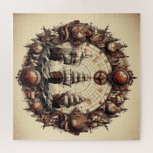 Puzzle Nina - Pinta - Père Noël Maria - Christopher Colum (Horizontal)