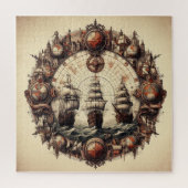 Puzzle Nina - Pinta - Père Noël Maria - Christopher Colum (Vertical)