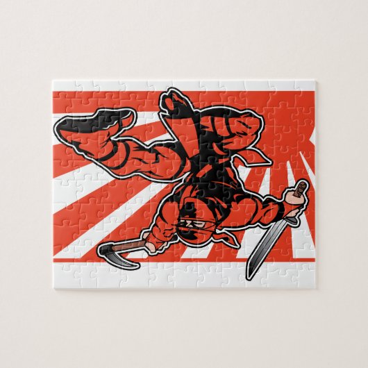 Puzzle Ninja rouge (Horizontal)