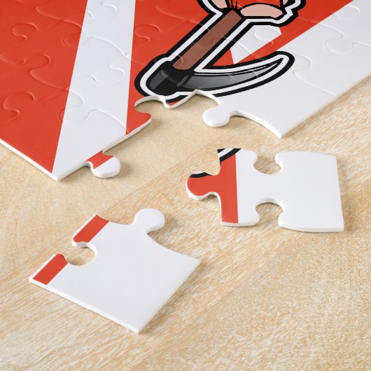 Puzzle Ninja rouge (Côté)