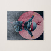 Puzzle Ninja sauteur Lune Rouge  (Horizontal)