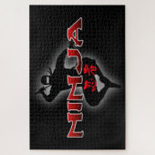 Puzzle Ninja Silhouette (Vertical)