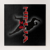 Puzzle Ninja Silhouette (Horizontal)