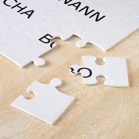 Puzzle " NO " dans différentes langues (Côté)