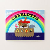 Puzzle Noahs Ark Arc en arc-en-ciel Personnalisé (Horizontal)