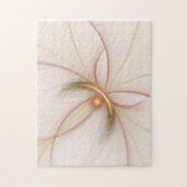 Puzzle Noble Cuivre Et Or Abstrait Art Fractal Moderne (Vertical)