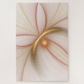 Puzzle Noble Cuivre Et Or Abstrait Art Fractal Moderne (Vertical)