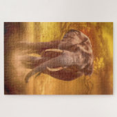 Puzzle Noblesse des éléphants africains (Horizontal)