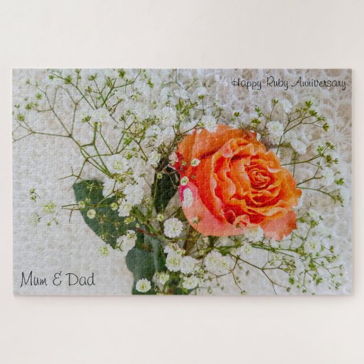 Puzzle Noces de rubis. (Horizontal)