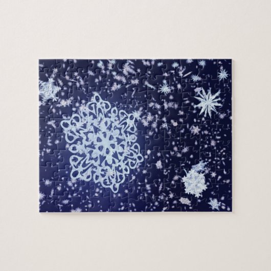 Puzzle nocturne de l'hiver (Horizontal)