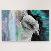 Puzzle nocturne de l'ours polaire (Horizontal)