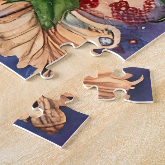 Puzzle Noël à la licorne (Côté)