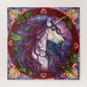 Puzzle Noël à la licorne