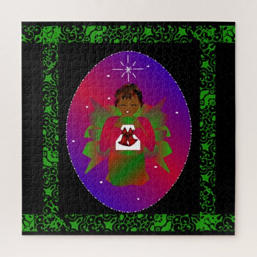 Puzzle Noël Angel bébé garçon-Joie au monde graphique (Vertical)