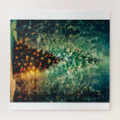 Puzzle Noël Arbre neige imaginaire hiver (Horizontal)