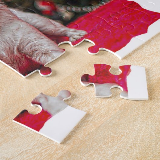 Puzzle Noël au Chihuahua (Côté)