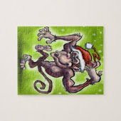 Puzzle Noël au chimpanzé (Horizontal)