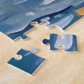 Puzzle Noël Australien Shepherd Bateau Vacances (Côté)