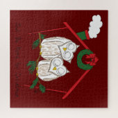 Puzzle Noël aux chouettes (Horizontal)