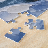 Puzzle Noël Bateau de vacances Bluetick Coonhound (Côté)