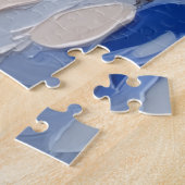 Puzzle Noël Bateau de vacances de Kelpie australien (Côté)
