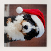 Puzzle Noël Bernedoodle (Horizontal)