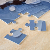 Puzzle Noël Chow Chow Bateau Vacances (Côté)