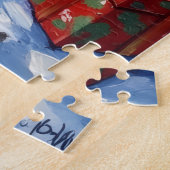 Puzzle Noël Cocker Spaniel Phare Vacances (Côté)